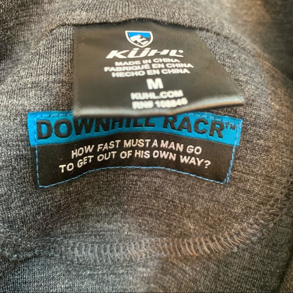 NWT Kühl Downhill Racr 100% merino wool 1/4 zip. Medium - Picture 5 of 9